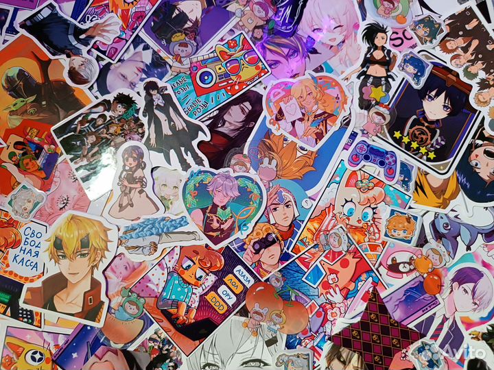 Набор наклеек по аниме, Геншин инпакт, играм