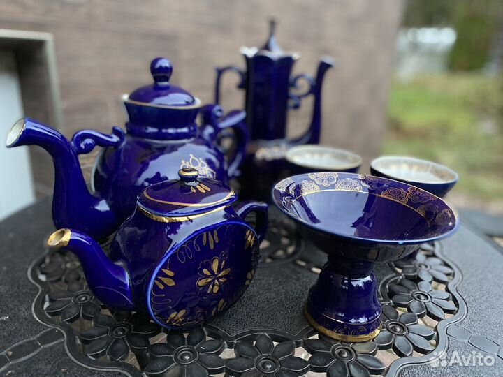Гжель предметы для чаепития