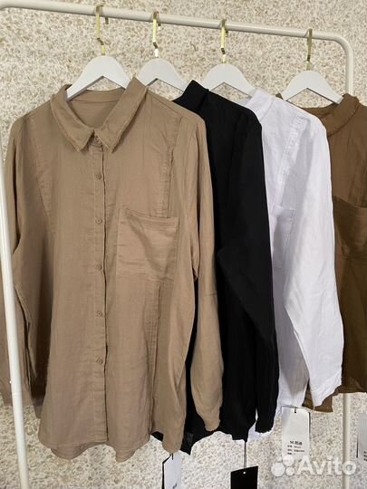 Рубашка женская лен