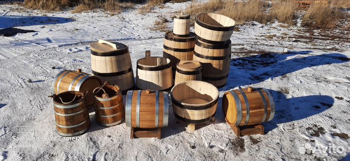 Дубовая бочка для солений и самогона