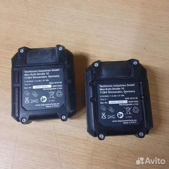 Аккумулятор шуруповерта AEG