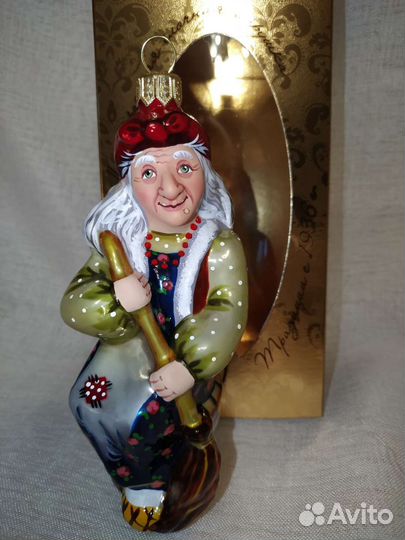 Елочная игрушка баба яга. Ариель