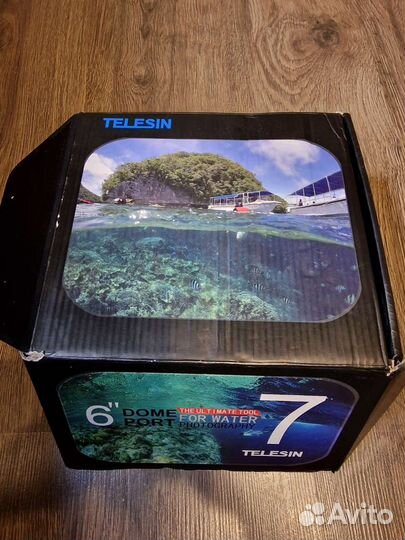 Купол-сфера Telesin Dome Port дляGoPro 5/6/7 Black