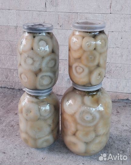 Грибы солёные, грузди