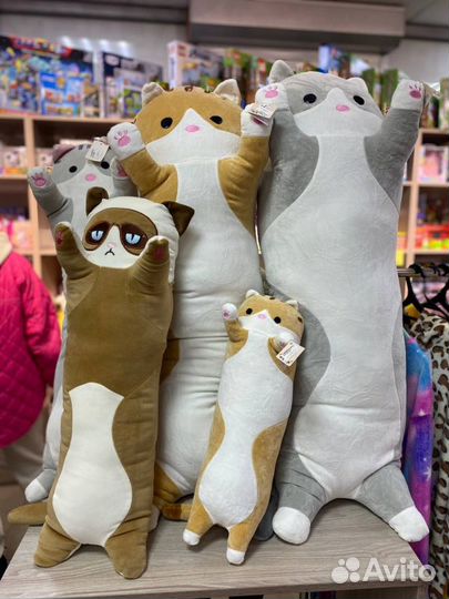 Игрушка-подушка Кот 60см