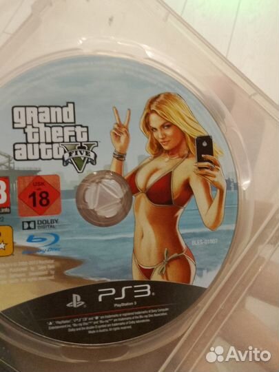 Диск GTA 5 Для ps3