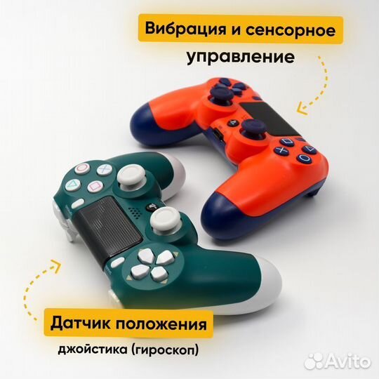 Джойстик для PS4 /Dualshock 4 v2+ кабель