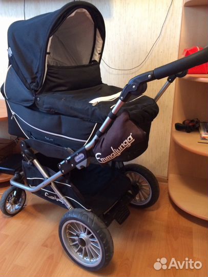 Коляска emmaljunga nitro city + korg 2 в 1