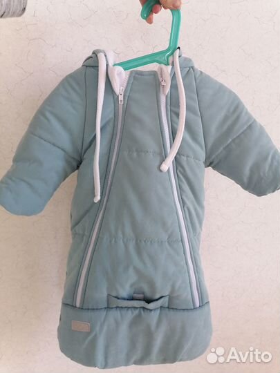 Зимний конверт для новорожденного от 0 до 6 мес