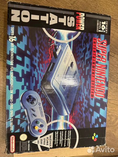 Приставка Super Nintendo 16 bit