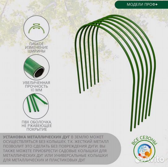 Парники и дуги парниковые