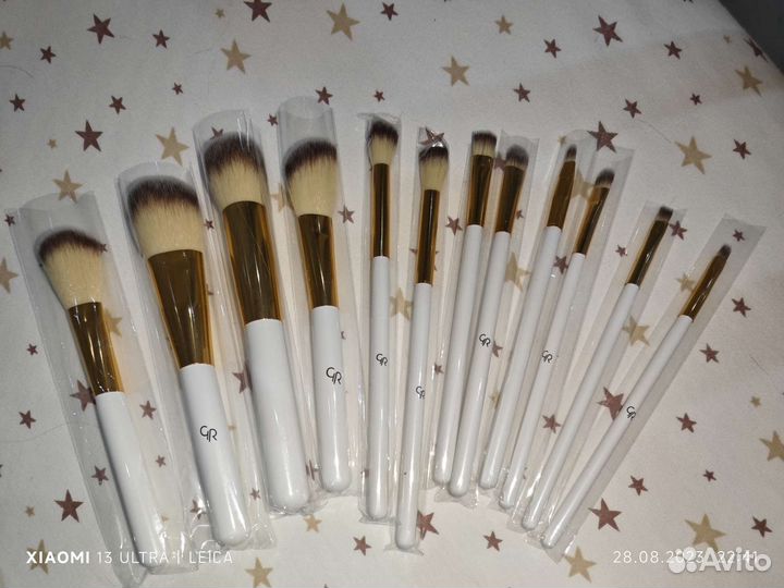 Новые кисти для макияжа 12шт