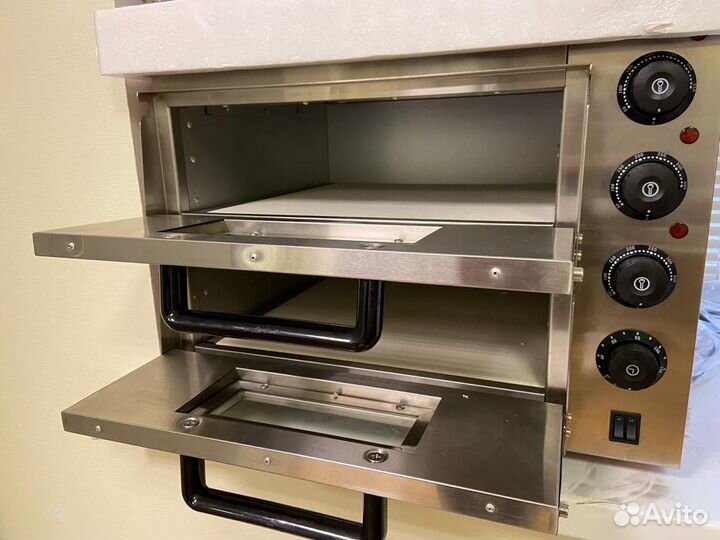 Пицца печь двойная (две камеры по 415*415 мм)