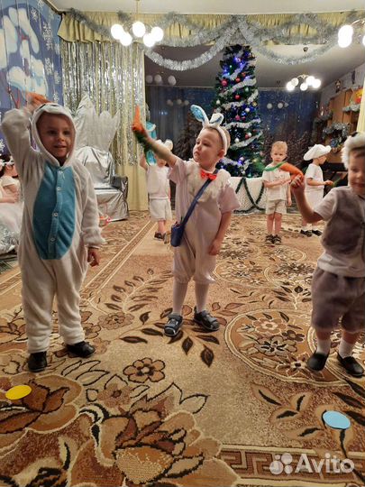 Костюм зайчика новогодний