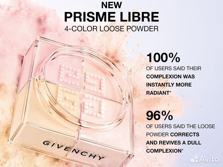 Рассыпчатая пудра givenchy prisme libre