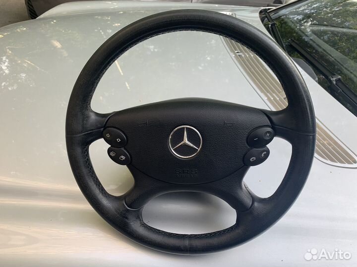 Руль с подушкой и подогревом w211, 219
