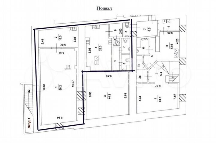 Сдам торговое помещение, 135 м²