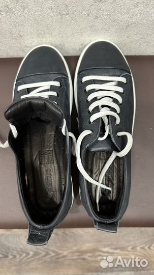 Мужские кожаные кеды 41 размер