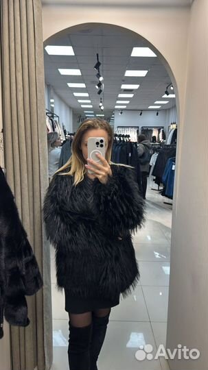 Шубка искусственная короткая
