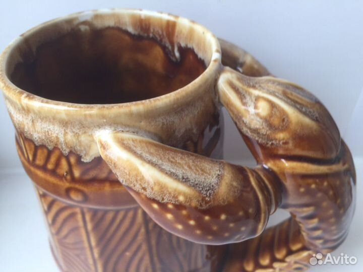 Подарочная пивная кружка с раком