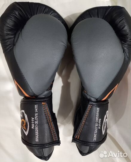 Боксерские перчатки Rival RS11V Black 14 oz