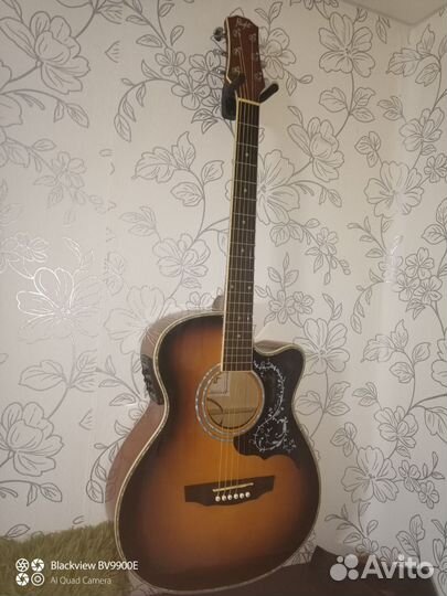 Гитара электроакустическая Flight F-230C SB+чехол