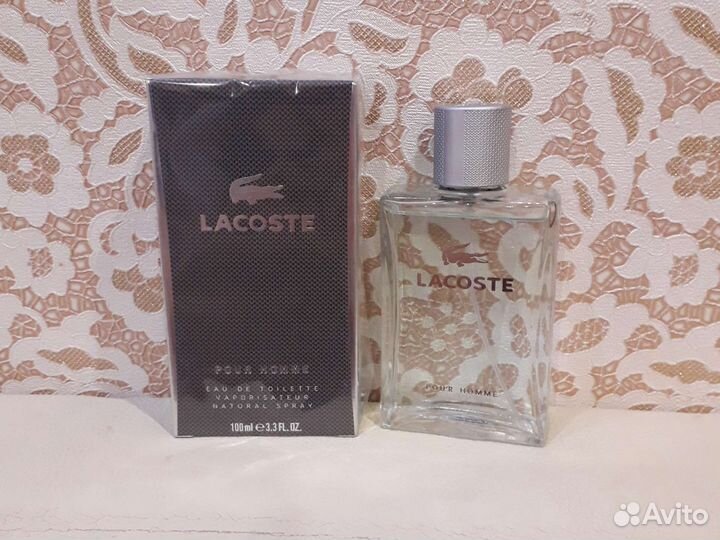 Lacoste pour homme 100ml туалетная вода мужская