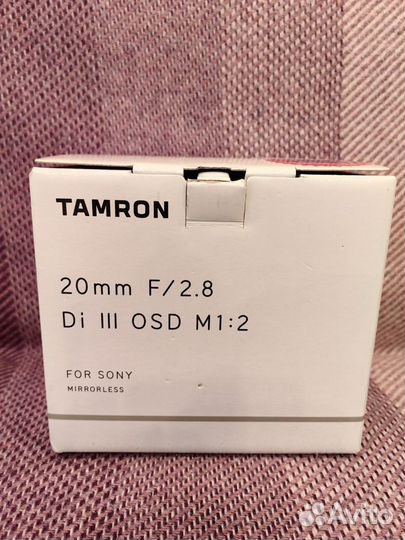 Объектив Tamron 20 mm f/2.8 Di III OSD M1:2 Sony E