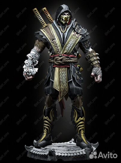 Фигурка под покраску Скорпион Scorpion Mortal