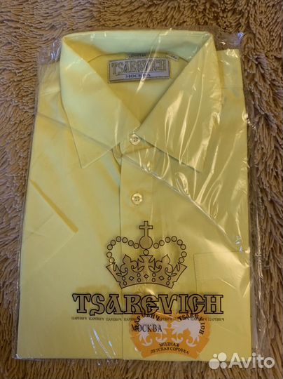 Рубашка новая 164-170 с кор. рукавом