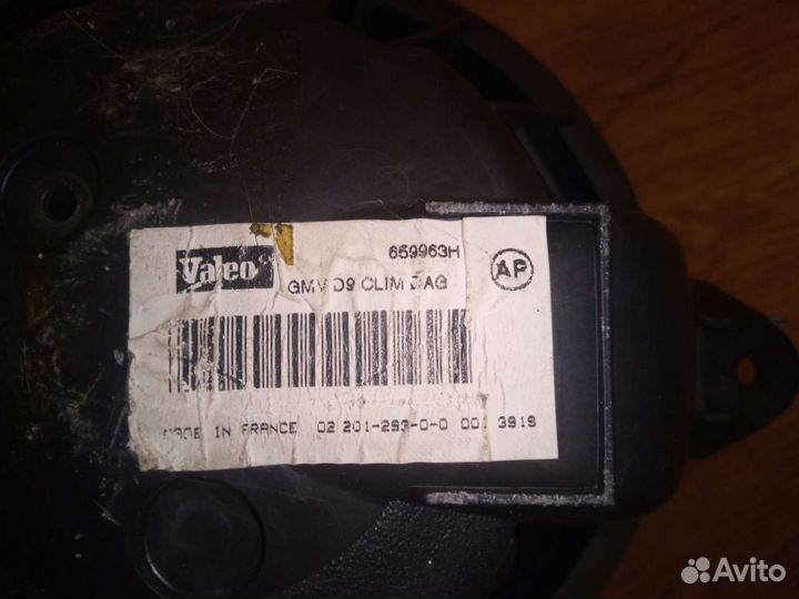 Моторчик печки на Пежо