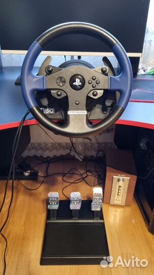 Thrustmaster T150PRO force feedback 3 педали+мкпп