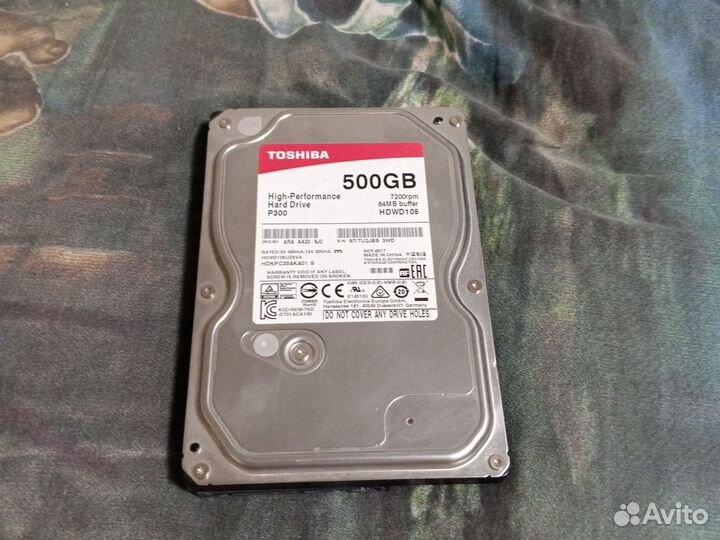 Жоский диск (HDD) 500 gb