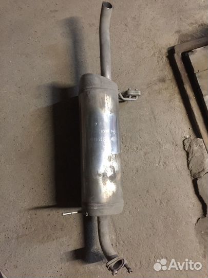 Хундай Солярис глушитель