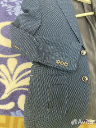 Школьный костюм для мальчика рост 140 синий
