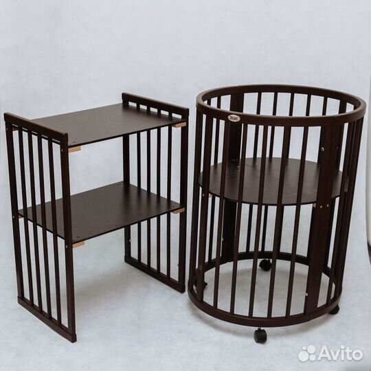 Детская кровать трансформер из массива бука