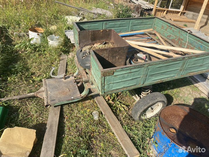 Прицеп для мотоблока бу садовая техника