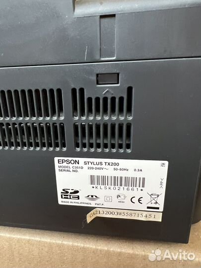 Цветной принтер epson