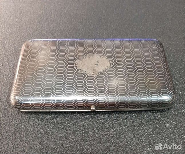 Старинный портсигар-серебро-84 проба