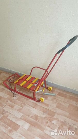 Детские санки с колесами