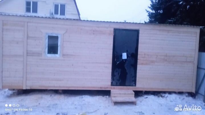 Бытовка и хозблок с окнами и дверями