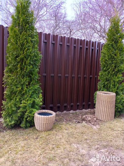 Кашпо из полиротанга