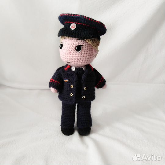 Кукла ручной работы Железнодорожник, сувенир