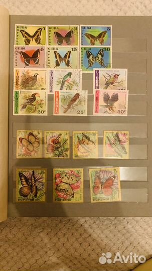 Альбом с марками разных стран