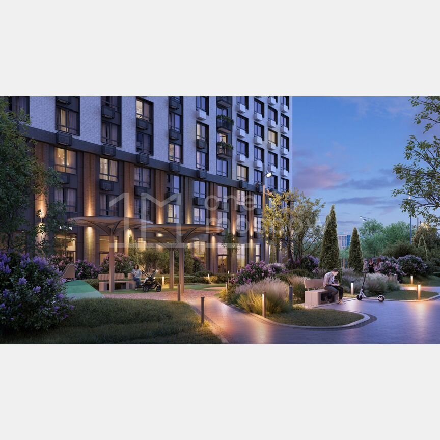 1-к. квартира, 39,1 м², 11/25 эт.