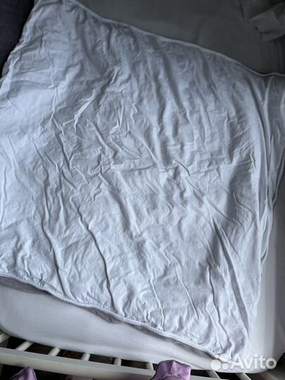 Хлопковый плед для новорожденного подарок роддома