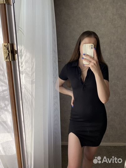 Платье лапша с разрезом