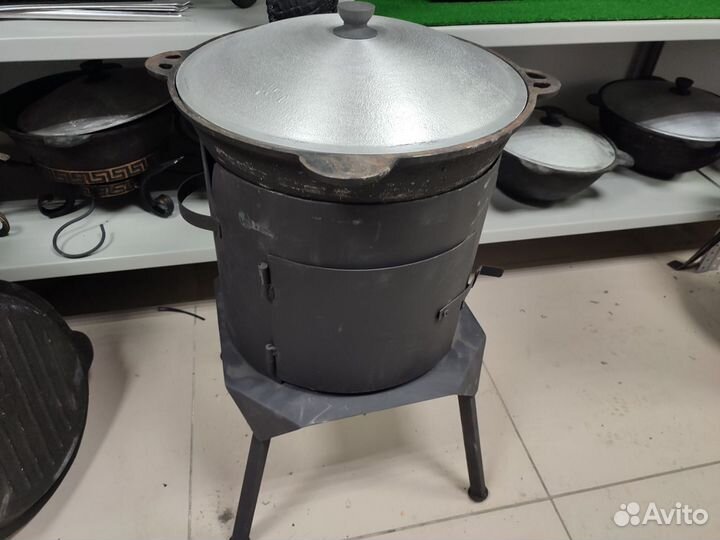 Казан и печь