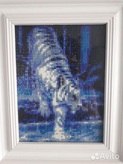 Алмазная мозаика - Тигры (тигренок)