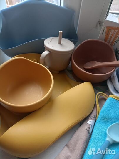 Силиконовая посуда для малыша